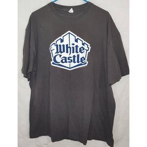 Vintage 2007 White Castle 2X Anvil T-Shirt Size Night Castle